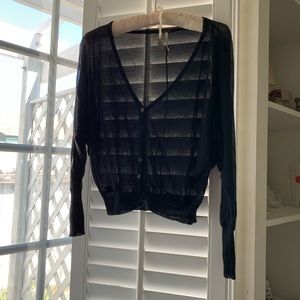 Free People Sheer Cardigan